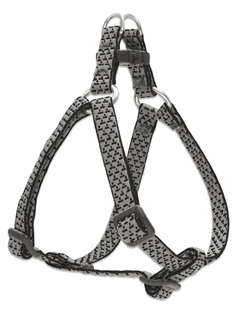 LupinePet Eco 1/2" Granite 12-18" Step In Harness for Small Dogs