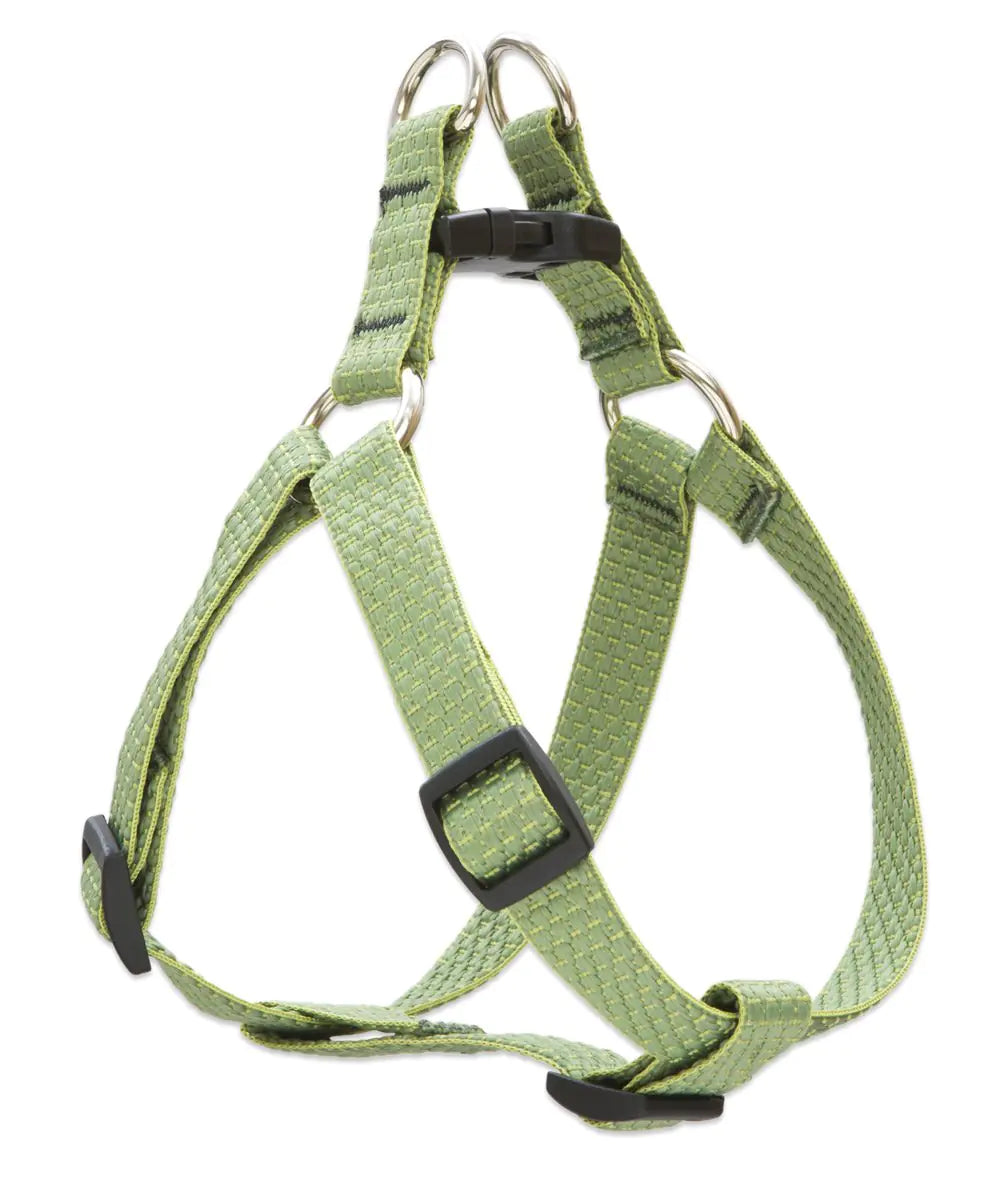 LupinePet Eco 3/4" Moss 20-30" Step In Harness for Medium Dogs